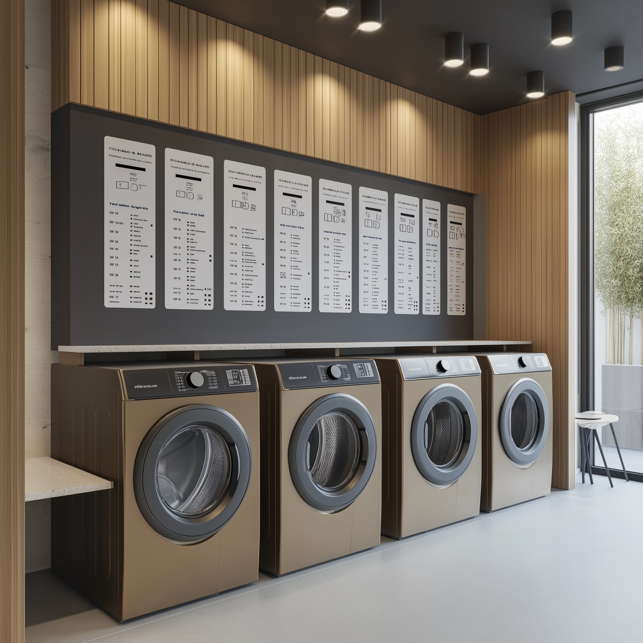 doragon2445 A photorealistic image of a modern minimalist laund 7c809170 3539 4a4e 9c23 099f9f302906