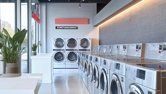 doragon2445 A modern Electrolux laundromat with sleek energy ef 02f326e2 d3f1 4122 a0c7 2b1fce8a7a4d