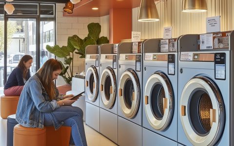 doragon2445 A trendy modern Electrolux laundromat with young cu 0ccde06f 19c0 4fe7 a551 662270b23c31