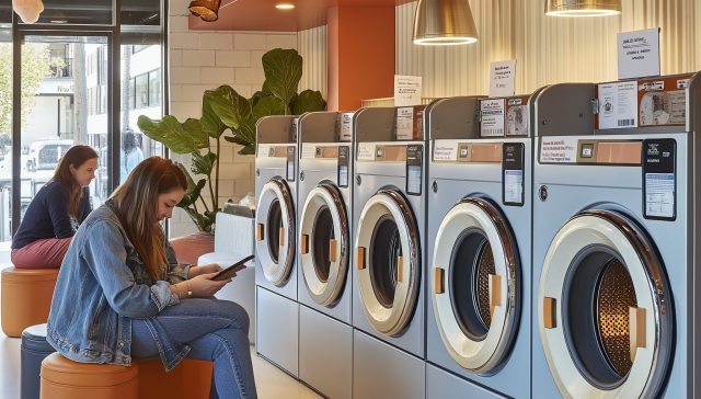 doragon2445 A trendy modern Electrolux laundromat with young cu 0ccde06f 19c0 4fe7 a551 662270b23c31