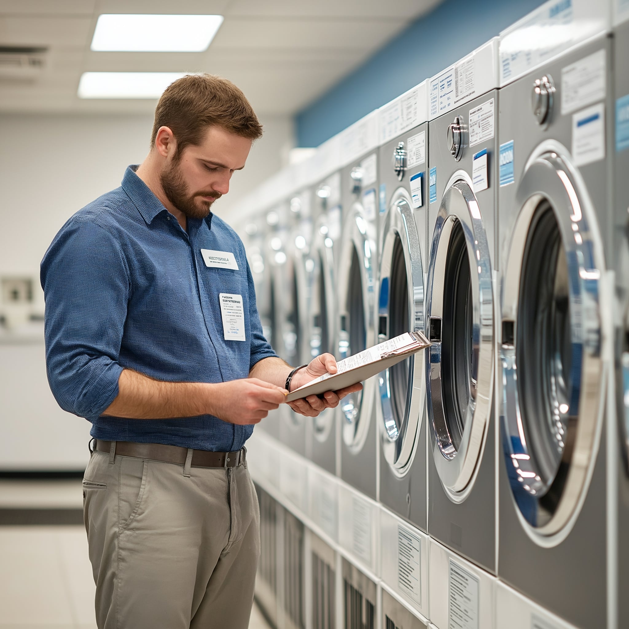 doragon2445 A laundromat interior with rows of large Electrolux 39629e5a fcc3 46c4 bc66 369e01bcc034