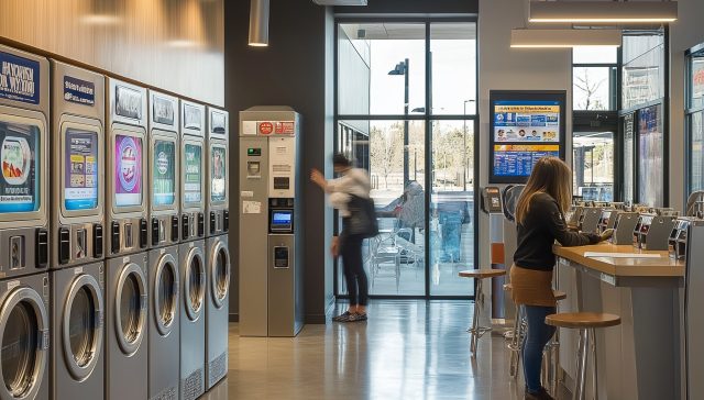 doragon2445 A modern Electrolux laundromat interior featuring v 6ae1e95b bfce 4a4f 8022 91ec490bd983