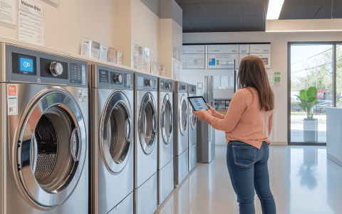doragon2445 A modern laundromat with a digital touch customers 9c0814ff ada4 4272 8012 9e46ab0ebbce min