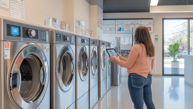 doragon2445 A modern laundromat with a digital touch customers 9c0814ff ada4 4272 8012 9e46ab0ebbce min