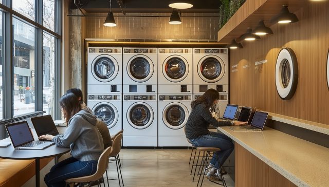 doragon2445 A stylish Electrolux hybrid laundromat with cozy ca 6e890ff3 1175 4654 b037 6ced3e66302e