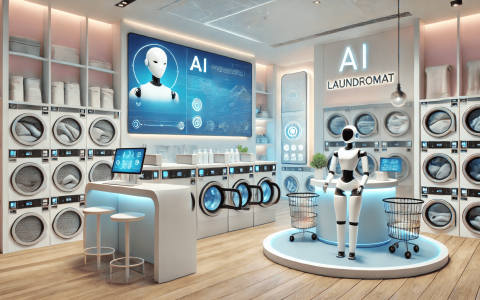 AI vs Automation Laundromat Design
