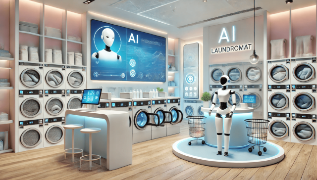 AI vs Automation Laundromat Design