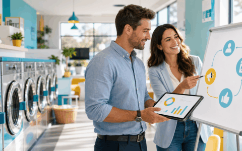 Breaking Down Laundromat Digital Marketing for First-Time Owners